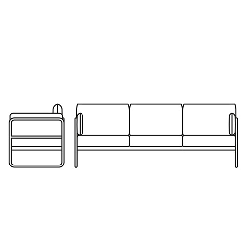 Диван EASY CB3503-3P E